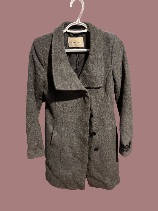 ✨ Babaton Wool & Cashmere Coat – Premium Italian Fabric ✨ - Picture 1 of 4